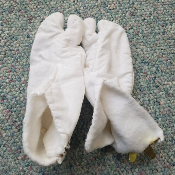 GEISHA Zori SANDELS Girls SHOES Wedge Flip Flop WITH SOCKS VINTAGE Japenese - Picture 14 of 16